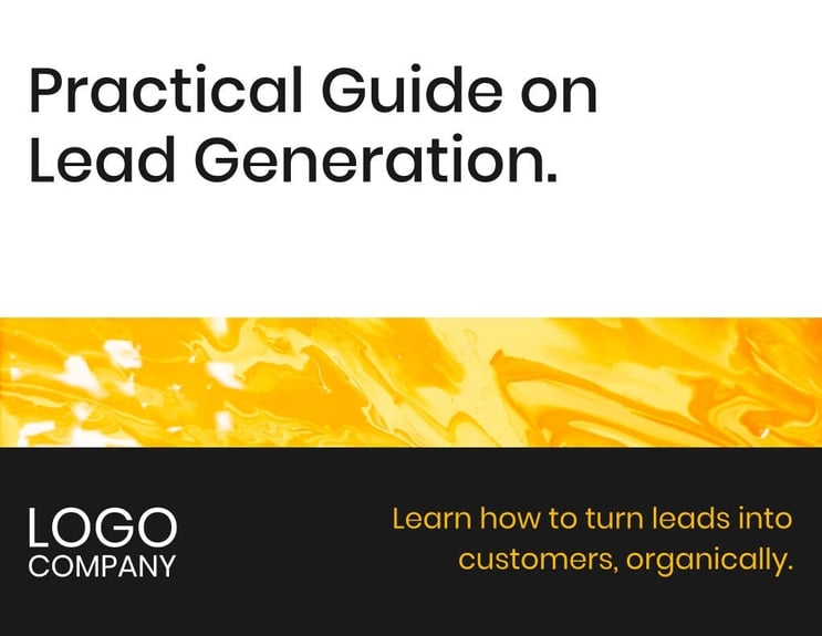 Free e-books lead generation template