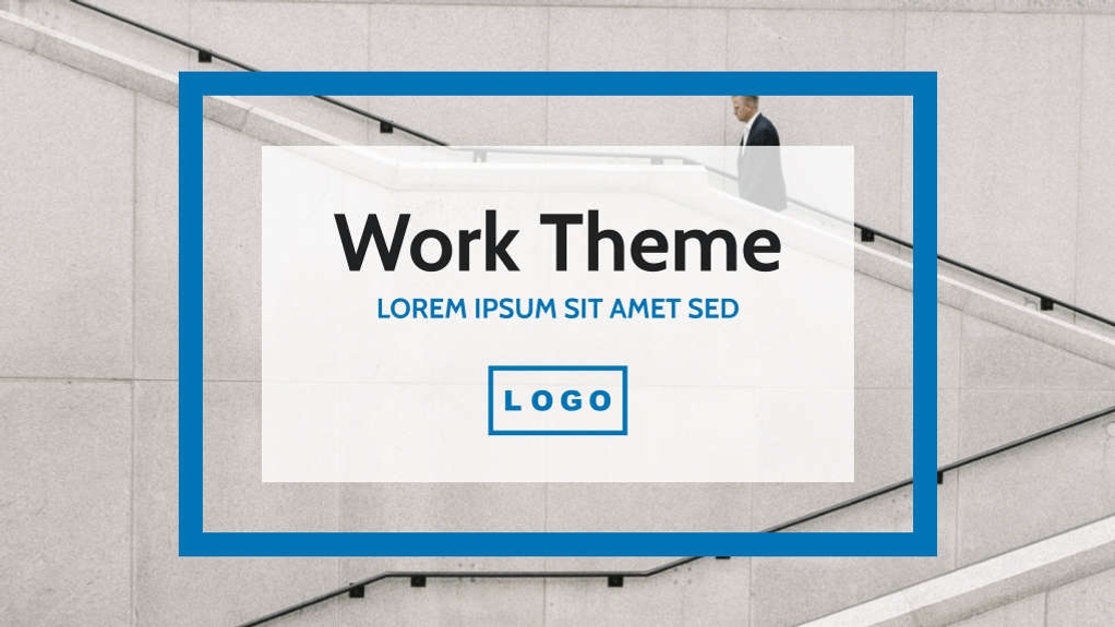 Free presentation work template