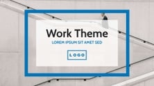 Free presentation work template