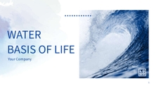 Free presentation water template