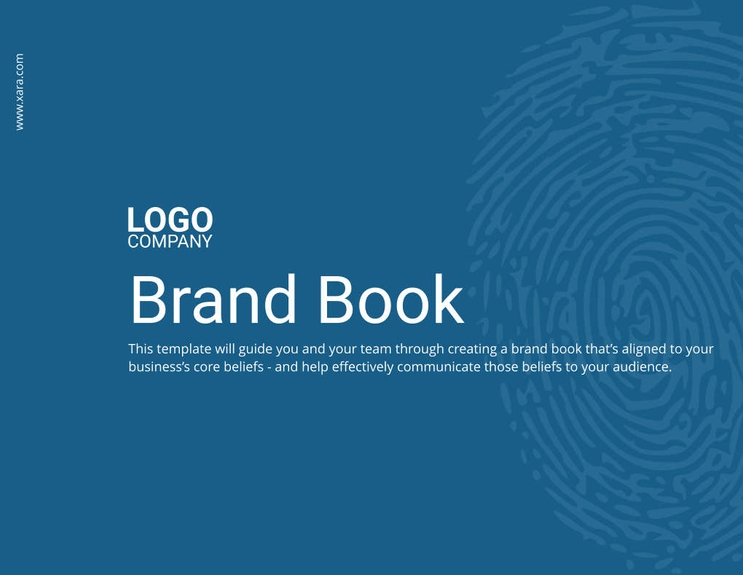 Free e-books basic brand book template