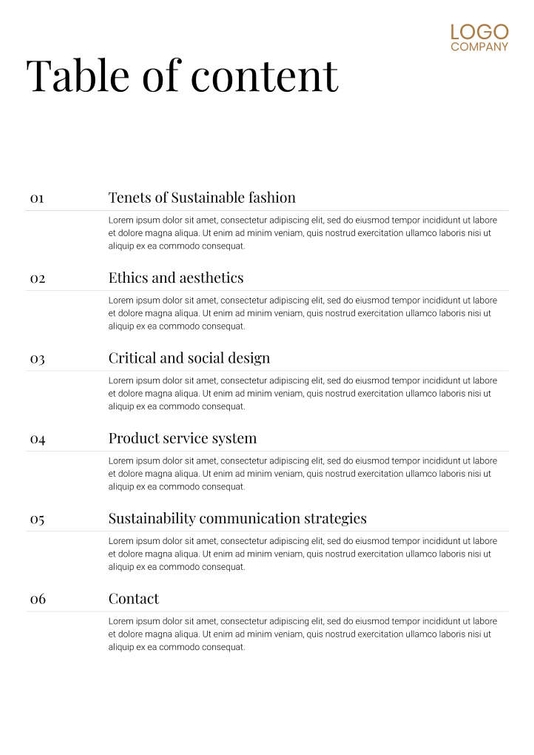 Free e-books sustainable fashion template