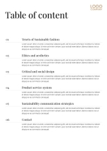 Free e-books sustainable fashion template