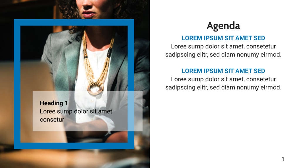 Free presentation work template