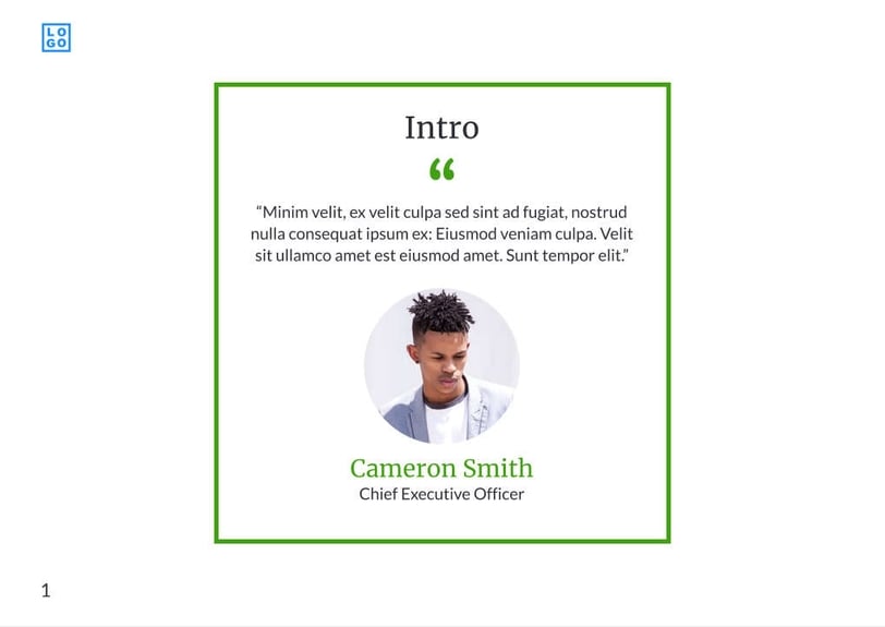 Free booklet  young brand template