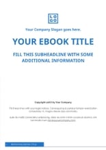 Free e-books company template
