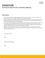 Free proposal  modern template