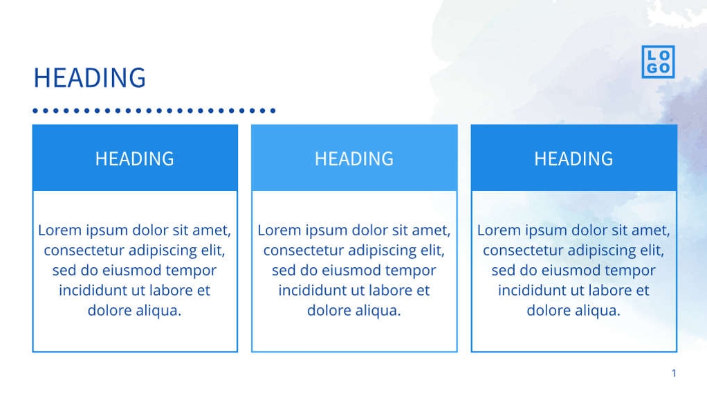 Free presentation water template