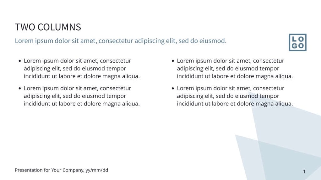 Free presentation travel template