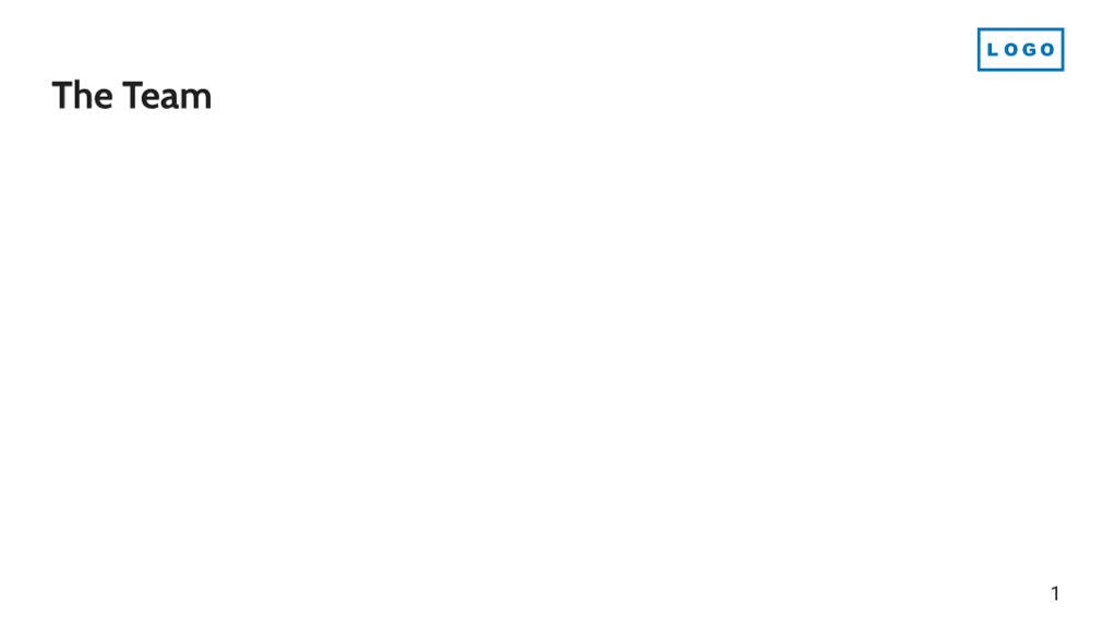 Free presentation work template