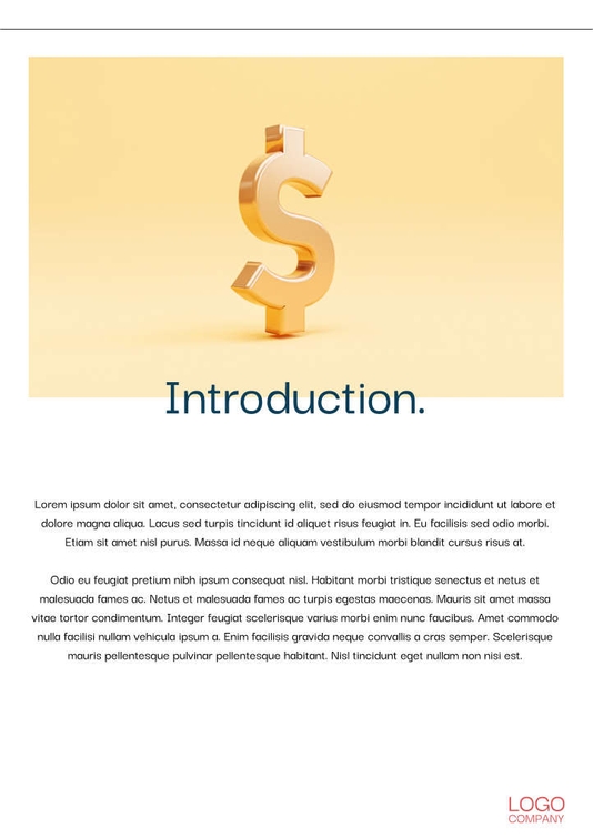 Free e-books investment template