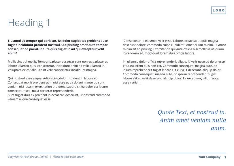 Free e-books simple template