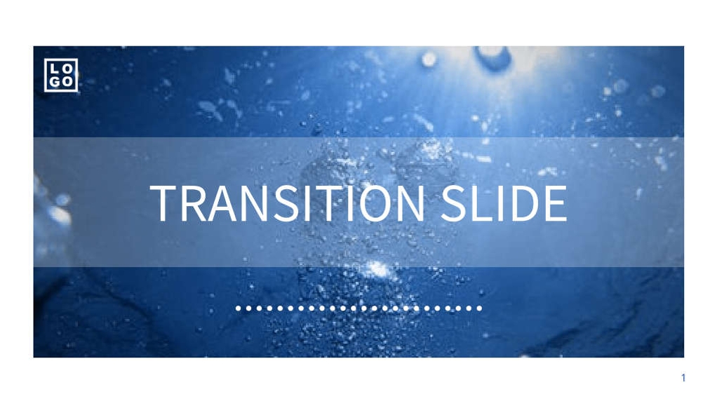 Free presentation water template