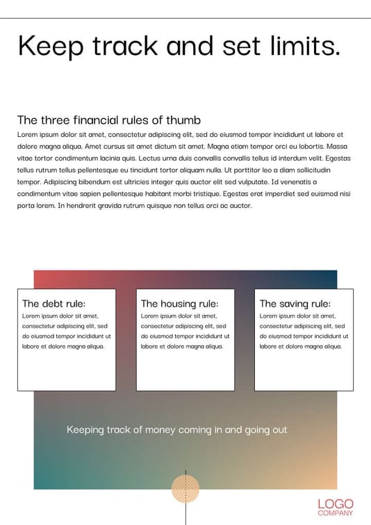 Free e-books investment template