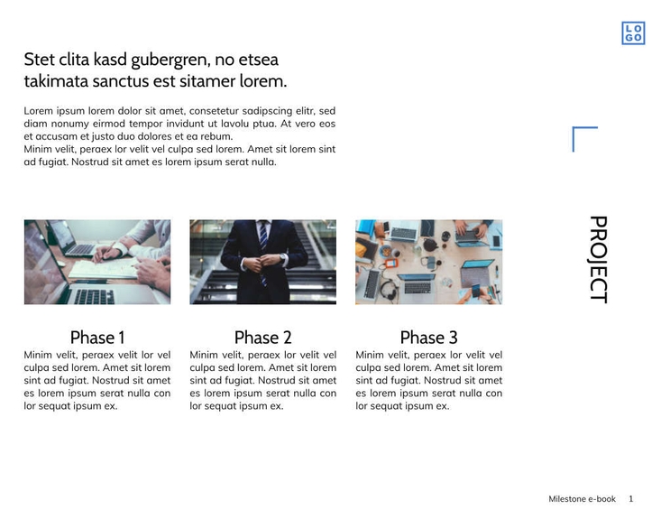 Free e-books milestone template