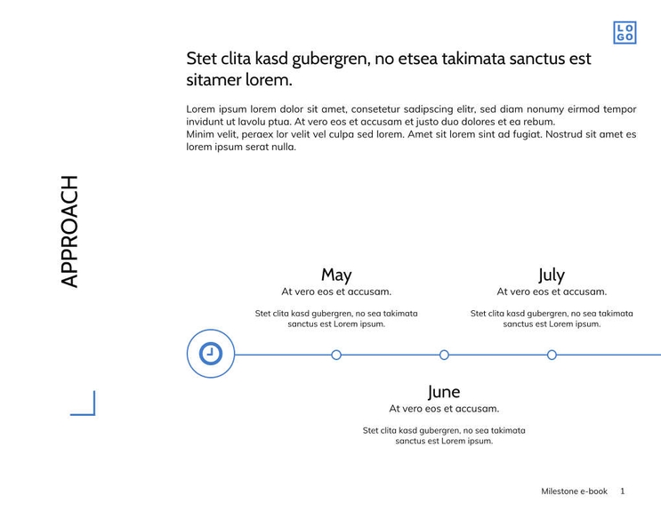 Free e-books milestone template