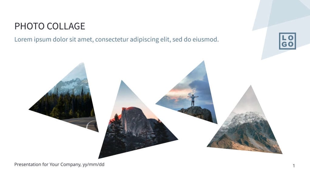 Free presentation travel template