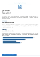 Free e-books company template