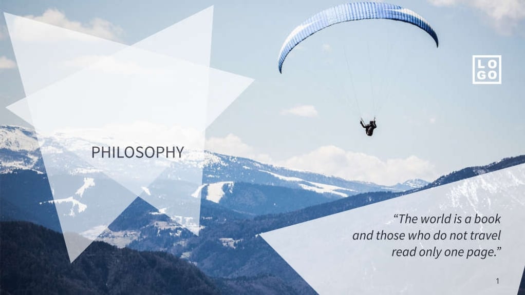 Free presentation travel template