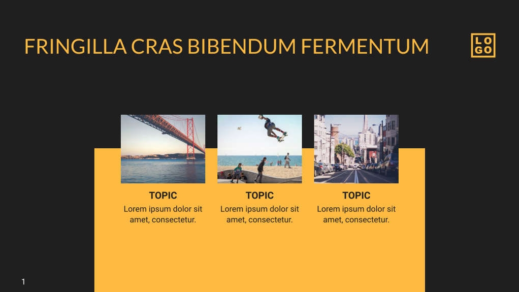 Free presentation trip template