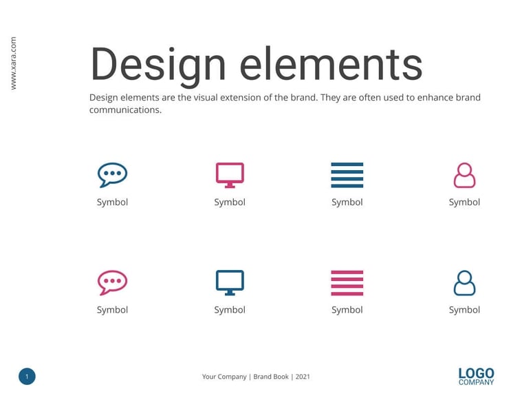 Free e-books basic brand book template