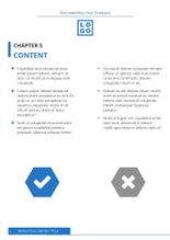 Free e-books company template