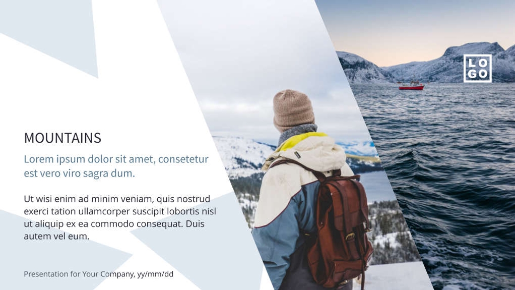 Free presentation travel template