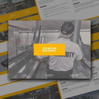 Free proposal security template