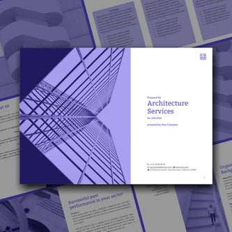 Free proposal architecture template
