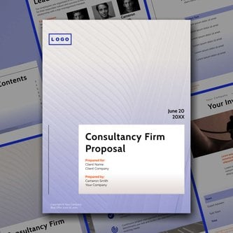 Free proposal digital consulting template