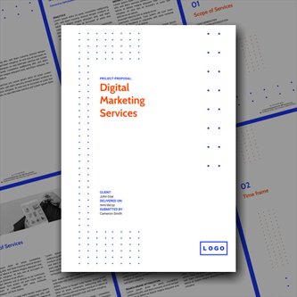 Free proposal digital marketing template