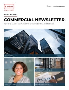 Commercial newsletter template