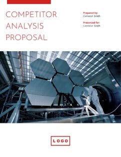 Competitor analysis proposal template