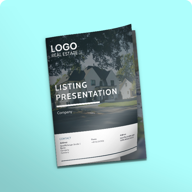 listing marketing materials